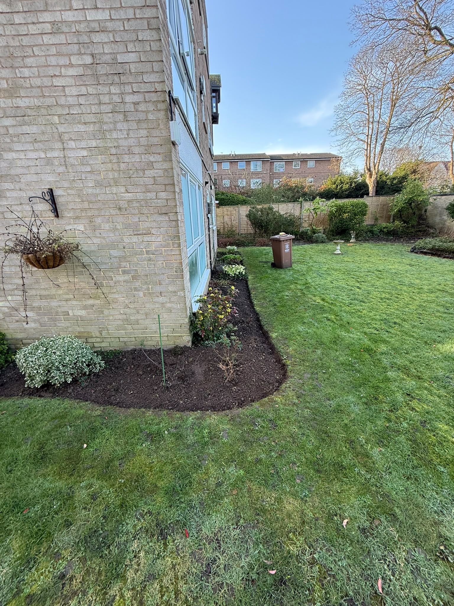 Commercial garden bed maintenance